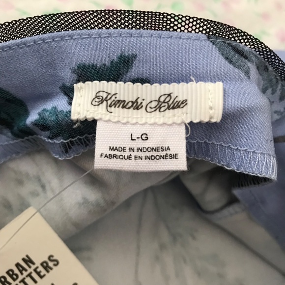 NWT Kimchi Blue Lyla Bow Detail Mini Dress Bow L Black Blue Urban Outfitters - Picture 13 of 15